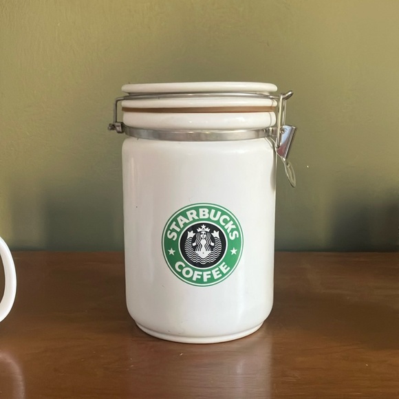 Vintage (former Logo), Starbucks set (canister and mug) - Picture 2 of 11